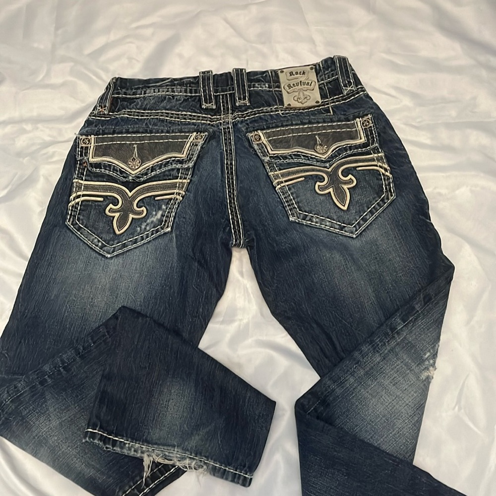 Blue Rock revival jeans